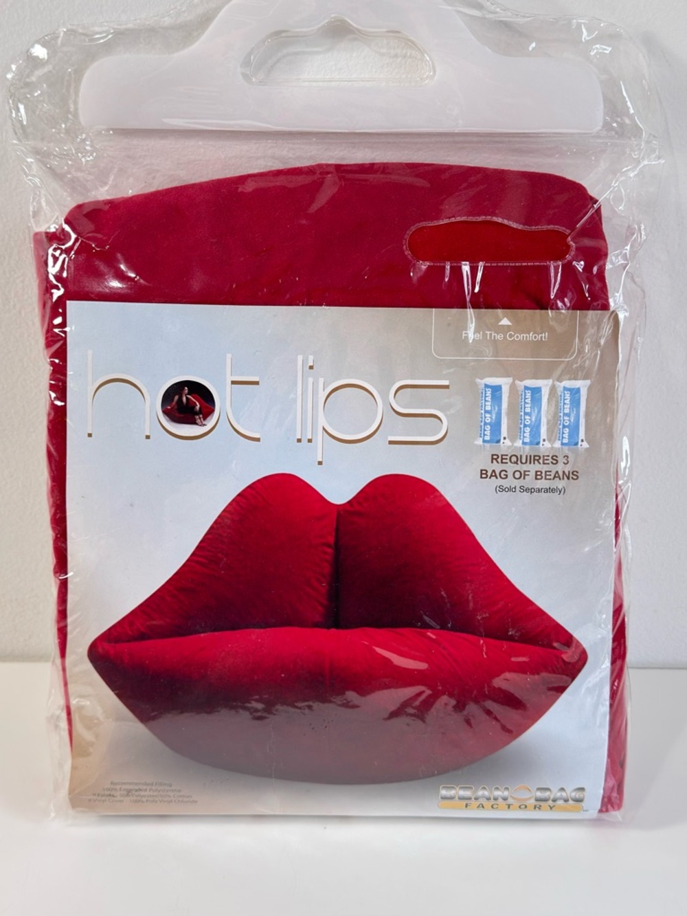 Hot Lips~Red Lip-Shaped Bean Bag Chair
